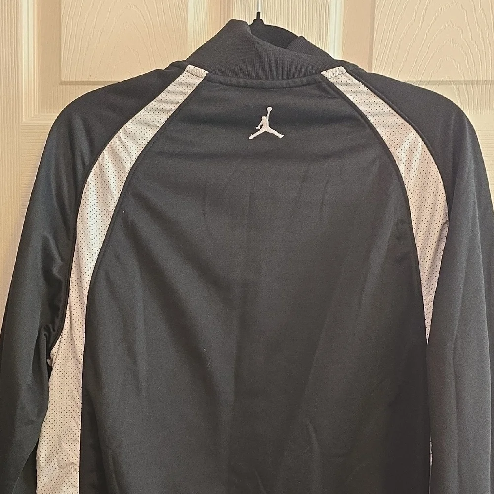 Jordan Men's Black‎ and White Bomber Jacket
